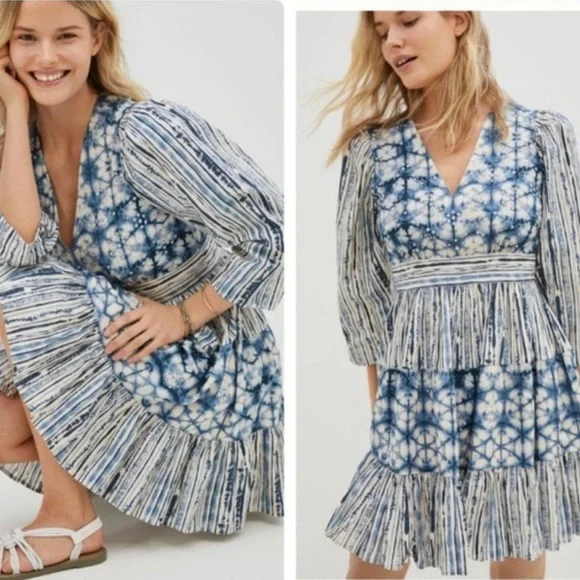 NWT Anthropologie Not So Serious Dress Size L - Picture 1 of 8